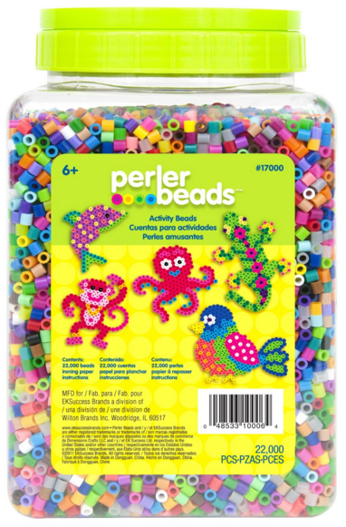 Perler Beads 22,000 Count Bead Jar Multi-Mix Colors